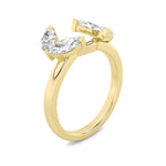 1CTW Marquise Shaped Lab Grown Diamond (F/VS) Wrap Ring in 14K Gold