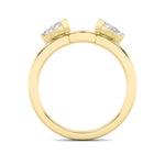 1CTW Marquise Shaped Lab Grown Diamond (F/VS) Wrap Ring in 14K Gold