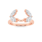 1CTW Marquise Shaped Lab Grown Diamond (F/VS) Wrap Ring in 14K Gold