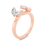 1CTW Marquise Shaped Lab Grown Diamond (F/VS) Wrap Ring in 14K Gold