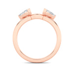 1CTW Marquise Shaped Lab Grown Diamond (F/VS) Wrap Ring in 14K Gold