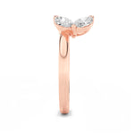 1CTW Marquise Shaped Lab Grown Diamond (F/VS) Wrap Ring in 14K Gold