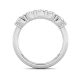 1.5CTW Round Shaped Lab Grown Diamond (F/VS) Five Stone Band Ring in 14K Gold