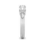 1.5CTW Round Shaped Lab Grown Diamond (F/VS) Five Stone Band Ring in 14K Gold