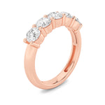 1.5CTW Round Shaped Lab Grown Diamond (F/VS) Five Stone Band Ring in 14K Gold