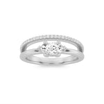 0.5CTW Marquise Shaped Lab Grown Diamond (F/VS) Fashion Ring in 14K Gold