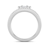 0.5CTW Marquise Shaped Lab Grown Diamond (F/VS) Fashion Ring in 14K Gold