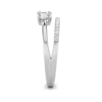 0.5CTW Marquise Shaped Lab Grown Diamond (F/VS) Fashion Ring in 14K Gold