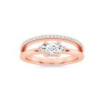 0.5CTW Marquise Shaped Lab Grown Diamond (F/VS) Fashion Ring in 14K Gold