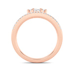 0.5CTW Marquise Shaped Lab Grown Diamond (F/VS) Fashion Ring in 14K Gold