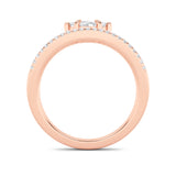 0.5CTW Marquise Shaped Lab Grown Diamond (F/VS) Fashion Ring in 14K Gold