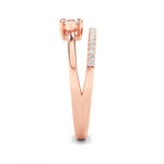 0.5CTW Marquise Shaped Lab Grown Diamond (F/VS) Fashion Ring in 14K Gold