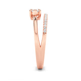 0.5CTW Marquise Shaped Lab Grown Diamond (F/VS) Fashion Ring in 14K Gold