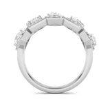 1.5CTW Mix Shaped Lab Grown Diamond (F/VS) Five Stone Ring in 14K Gold