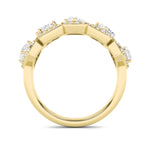 1.5CTW Mix Shaped Lab Grown Diamond (F/VS) Five Stone Ring in 14K Gold