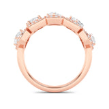 1.5CTW Mix Shaped Lab Grown Diamond (F/VS) Five Stone Ring in 14K Gold