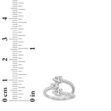1CTW Oval Shaped Lab Grown Diamond (F/VS) Three Stone Fashion Ring in 14K Gold