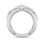 2CTW Pear Shaped Lab Grown Diamond (F/VS) Seven Stone Fashion Ring in 14K Gold