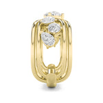 2CTW Pear Shaped Lab Grown Diamond (F/VVS) Seven Stone Fashion Ring in 14K Gold