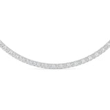 33CTW Emerald Lab Grown Diamond (F/VS ) Necklace in 14K Gold