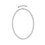 33CTW Emerald Lab Grown Diamond (F/VS ) Necklace in 14K Gold