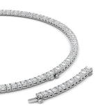 33CTW Emerald Lab Grown Diamond (F/VS ) Necklace in 14K Gold