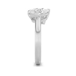 3CTW Emerald Shaped Lab Grown Diamond (F/VS) Toi et Moi Fashiion Ring in 14K Gold