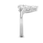 3CTW Marquise Shaped Lab Grown Diamond (G/VS) Toi et Moi Fashiion Ring in 14K Gold