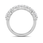 2CTW Round Shaped Lab Grown Diamond (F/VS) Multi Stone Band Ring in 14K Gold