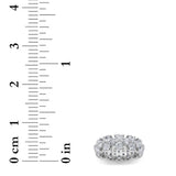 5CTW Round Shaped Lab Grown Diamond (F/VS) Eternity Band Ring in 14K Gold