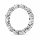 5CTW Round Shaped Lab Grown Diamond (F/VS) Eternity Band Ring in 14K Gold