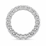 6CTW Oval Shaped Lab Grown Diamond (F/VS) Eternity Band Ring in 14K Gold
