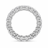 6CTW Oval Shaped Lab Grown Diamond (F/VS) Eternity Band Ring in 14K Gold
