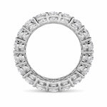 8CTW Round Shaped Lab Grown Diamond (F/VS) Eternity Band Ring in 14K Gold