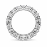8CTW Round Shaped Lab Grown Diamond (F/VS) Eternity Band Ring in 14K Gold