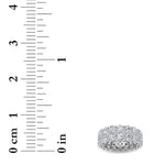 8CTW Round Shaped Lab Grown Diamond (F/VS) Eternity Band Ring in 14K Gold