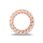 9CTW Pear Shaped Lab Grown Diamond (F/VS) Eternity Band Ring in 14K Gold
