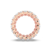 9CTW Pear Shaped Lab Grown Diamond (F/VS) Eternity Band Ring in 14K Gold