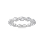 2.5CTW Marquise Shaped Lab Grown Diamond (F/VS) Eternity Band Ring in 14K Gold