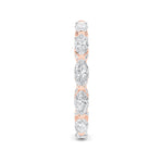2.5CTW Marquise Shaped Lab Grown Diamond (F/VS) Eternity Band Ring in 14K Gold