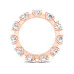 3CTW Round Shaped Lab Grown Diamond (F/VS) Eternity Band Ring in 14K Gold