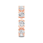 3CTW Round Shaped Lab Grown Diamond (F/VS) Eternity Band Ring in 14K Gold
