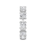3CTW Round Shaped Lab Grown Diamond (F/VS) Eternity Band Ring in 14K Gold - Size 7