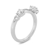 0.75CTW Round Shaped Lab Grown Diamond (F/VS) Fashion Wrap Ring in 14K Gold