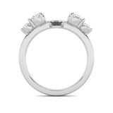 0.75CTW Round Shaped Lab Grown Diamond (F/VS) Fashion Wrap Ring in 14K Gold