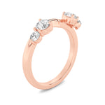 0.75CTW Round Shaped Lab Grown Diamond (F/VS) Fashion Wrap Ring in 14K Gold