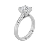 2CTW Round Shaped Lab Grown Diamond (E/VS) Classic Solitaire Engagement Ring in 14K Gold