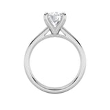 2CTW Round Shaped Lab Grown Diamond (E/VS) Classic Solitaire Engagement Ring in 14K Gold
