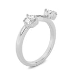 1CTW Round Shaped Lab Grown Diamond (F/VS) Wrap Ring in 14K Gold