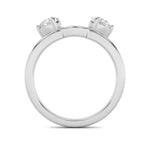 1CTW Round Shaped Lab Grown Diamond (F/VS) Wrap Ring in 14K Gold